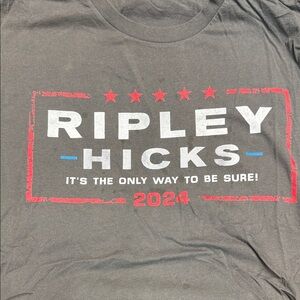 Ripley Hicks 2024 Campaign Tee—Gray Short Sleeve Tee